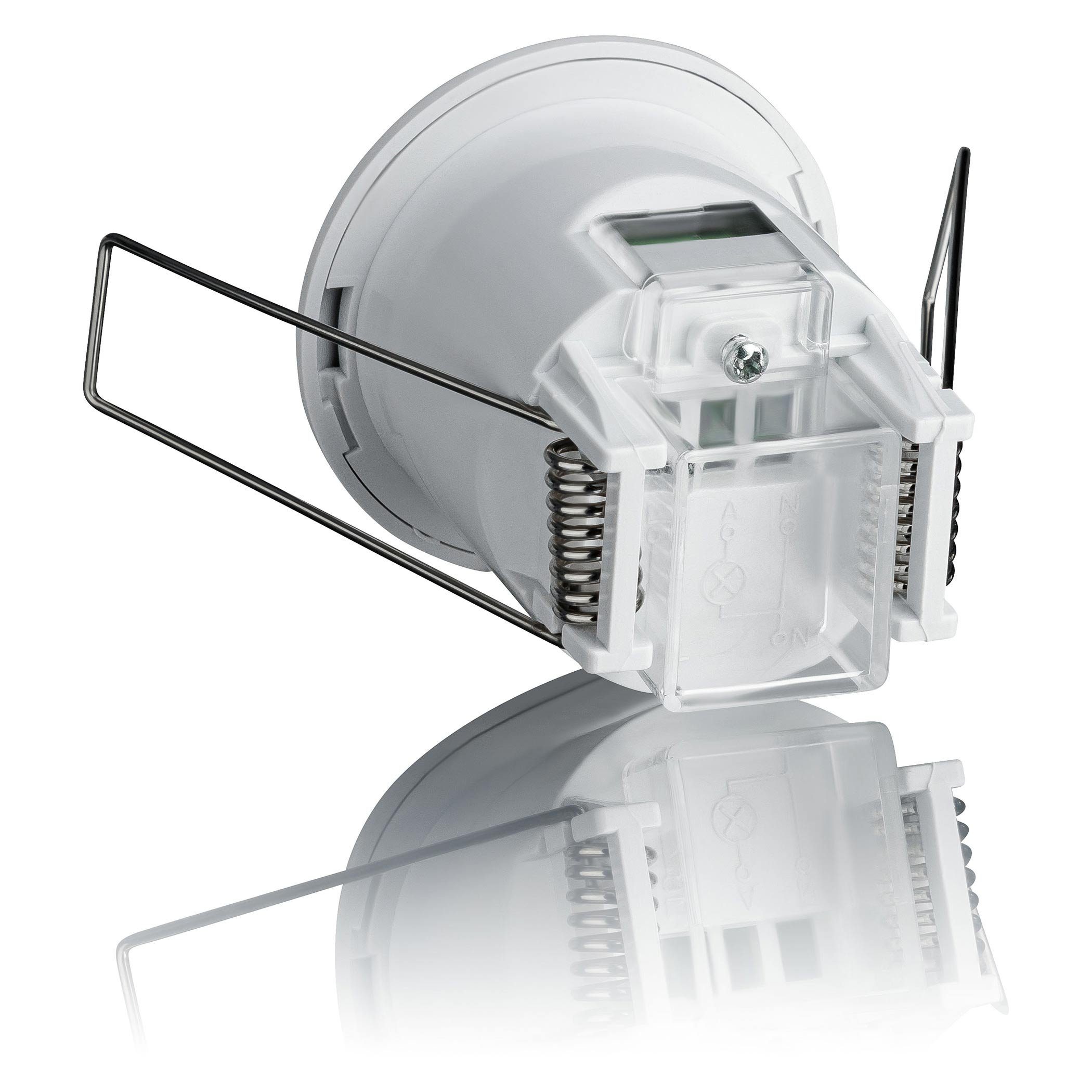 SEBSON Bewegungsmelder Mini Bewegungsmelder Infrarot Sensor Reichweite 6m/360° - Ø50x66mm