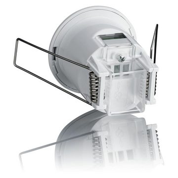 SEBSON Bewegungsmelder Mini Bewegungsmelder Infrarot Sensor Reichweite 6m/360° - Ø50x66mm