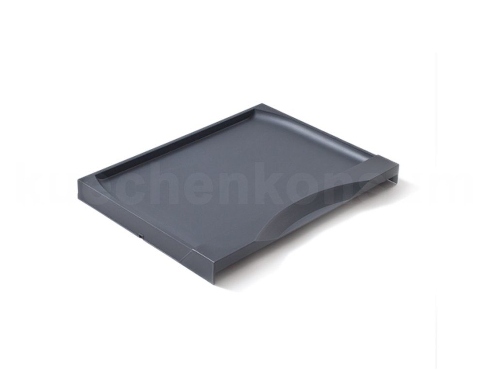 Hailo Einbaumülleimer Hailo Deckel 1039869 dunkelgrau 429 x 319 x 38 mm Kunststoff
