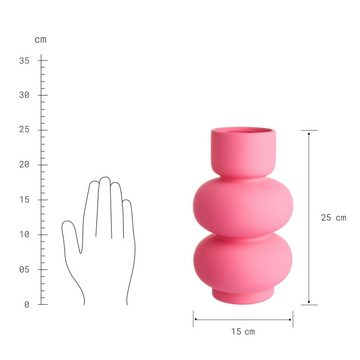 BUTLERS Dekovase PINK Vase Höhe 25cm