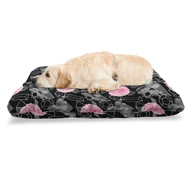 Abakuhaus Hundematratze “beissfestes Kissen für Hunde und Katzen mit abnehmbaren Bezug”, Modern Abstrakte Formen und Blumen