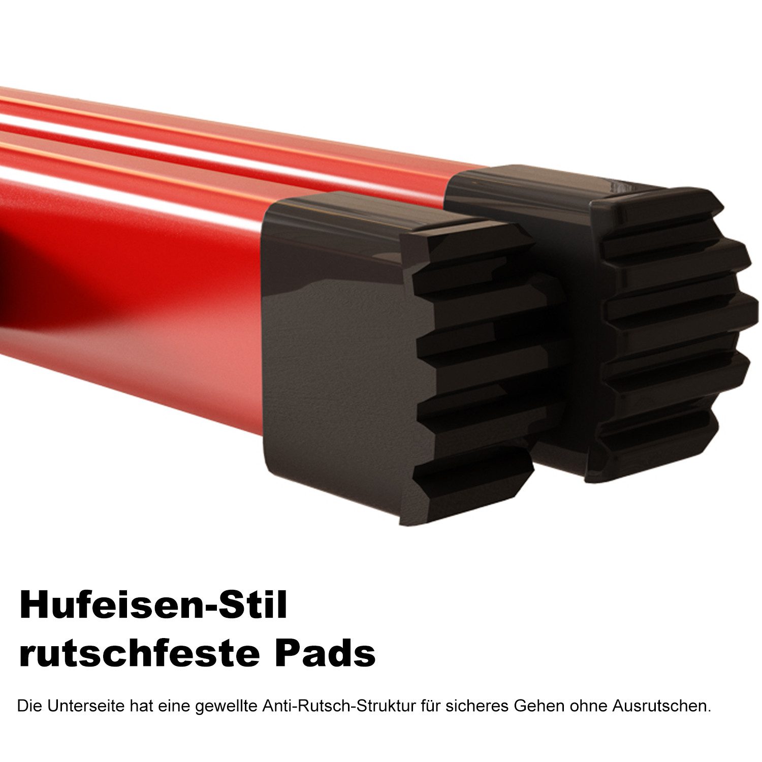 FOXSPORT Stehleiter ARK09, Trittleiter, Haushaltsleiter 3-5 Stufen, Klappleiter, Multifunktionsleiter, Arbeitsleiter klappbar, bis 150 kg, stabil