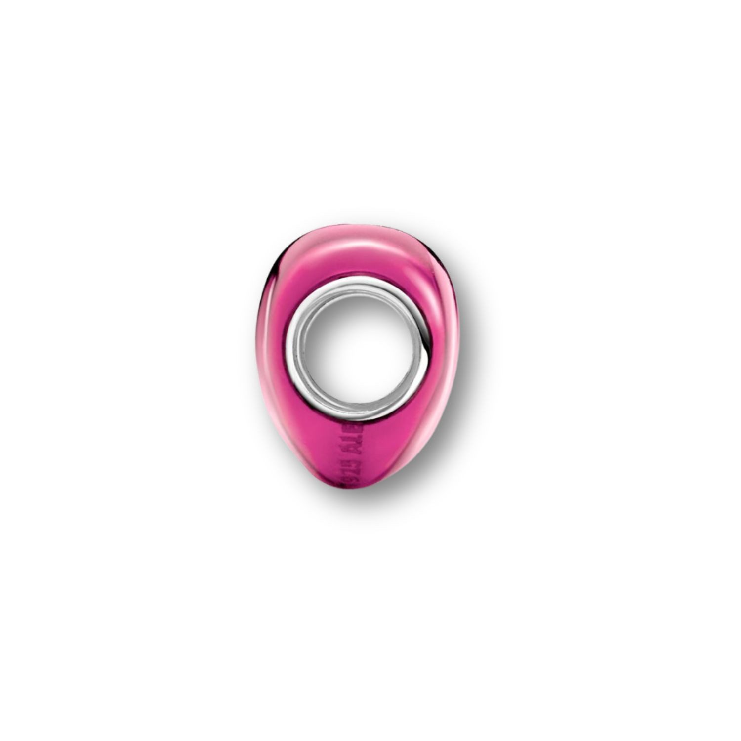 Pandora Bead Pandora Charm Rosafarbenes Metallic-Herz 793337C01