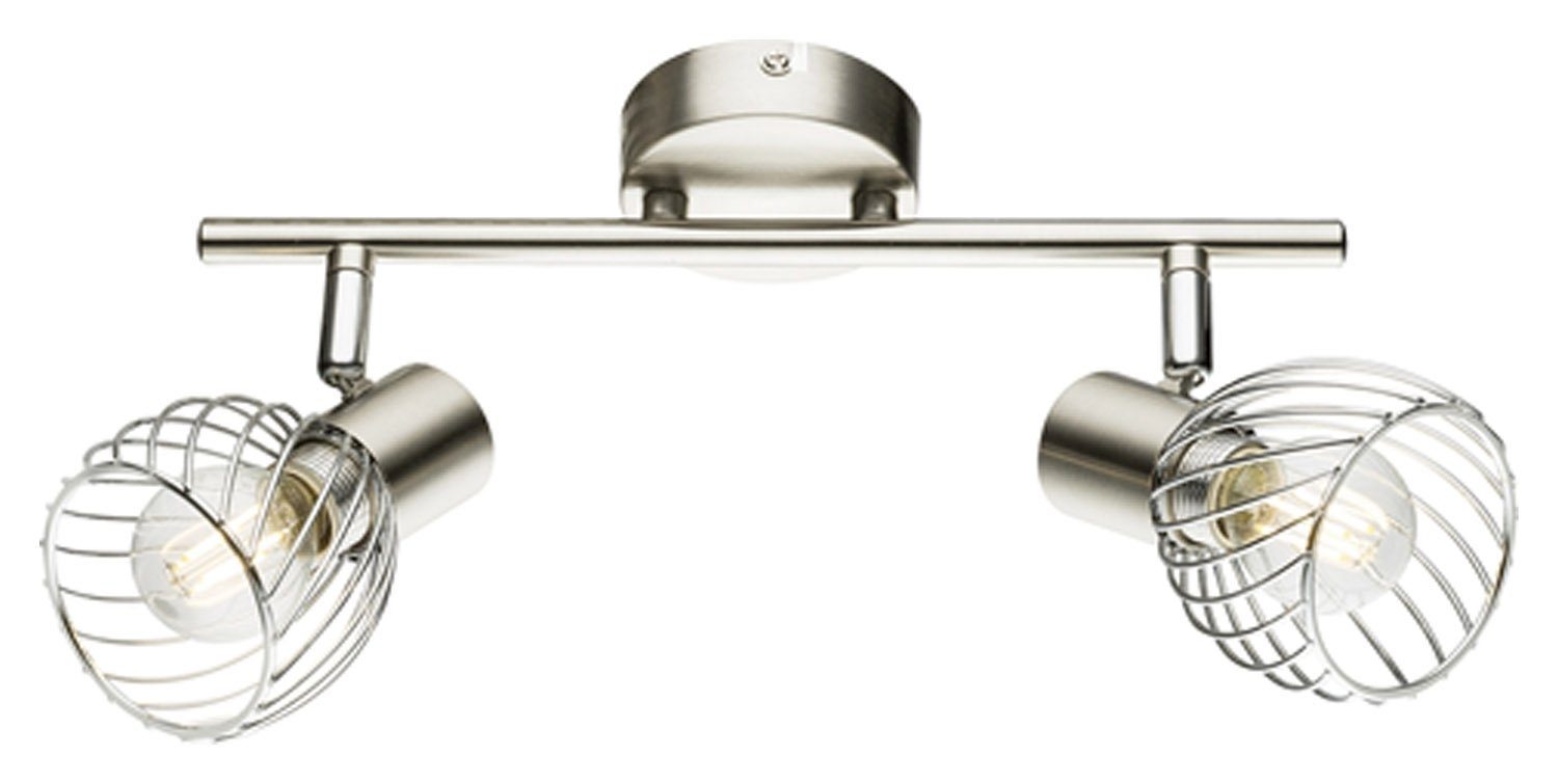 GLOBO LIGHTING Deckenstrahler TEXAS, Nickel matt, günstig online kaufen