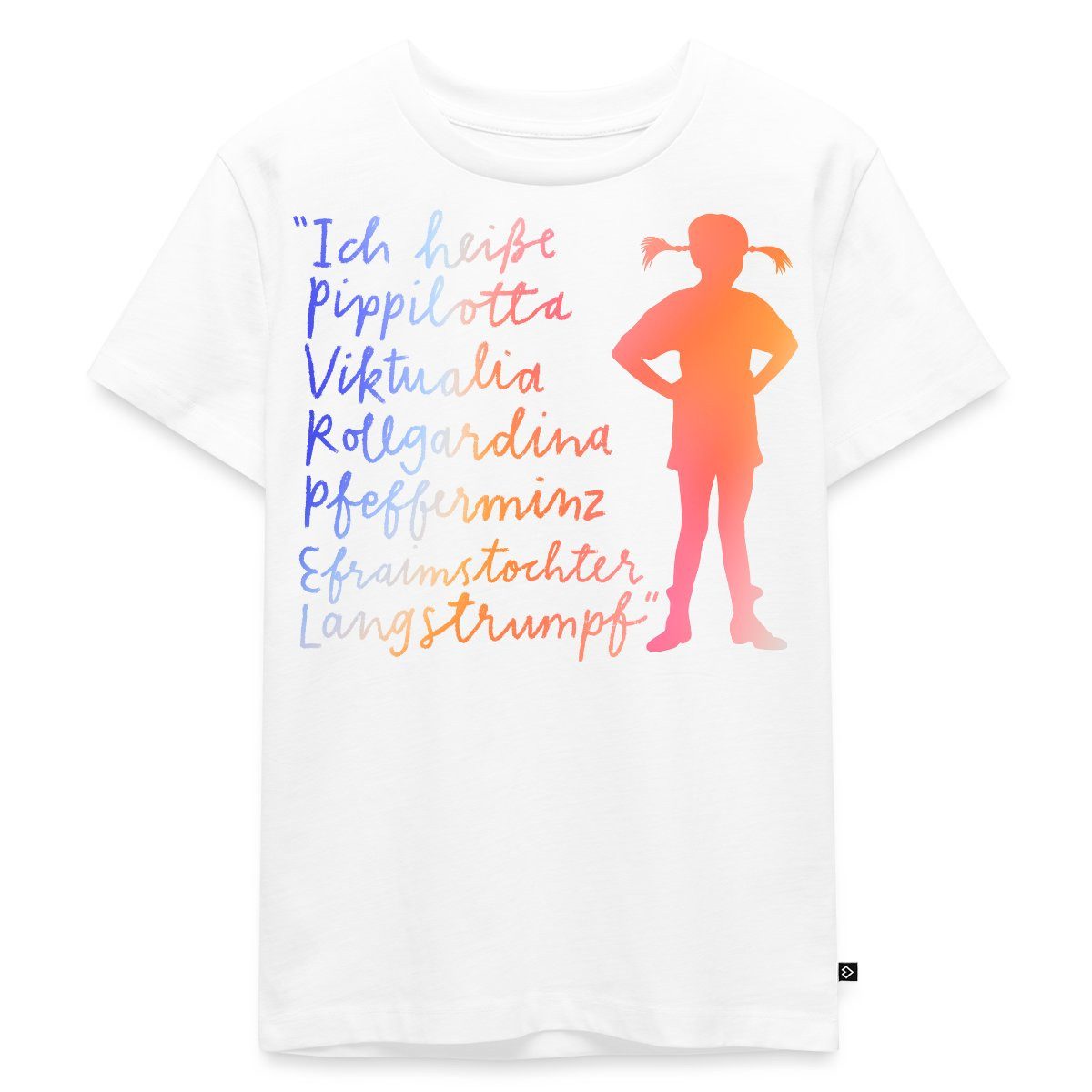 Spreadshirt T-Shirt Pippi Langstrumpf Ich Heiße … Kinder Premium T-Shirt (1-tlg)
