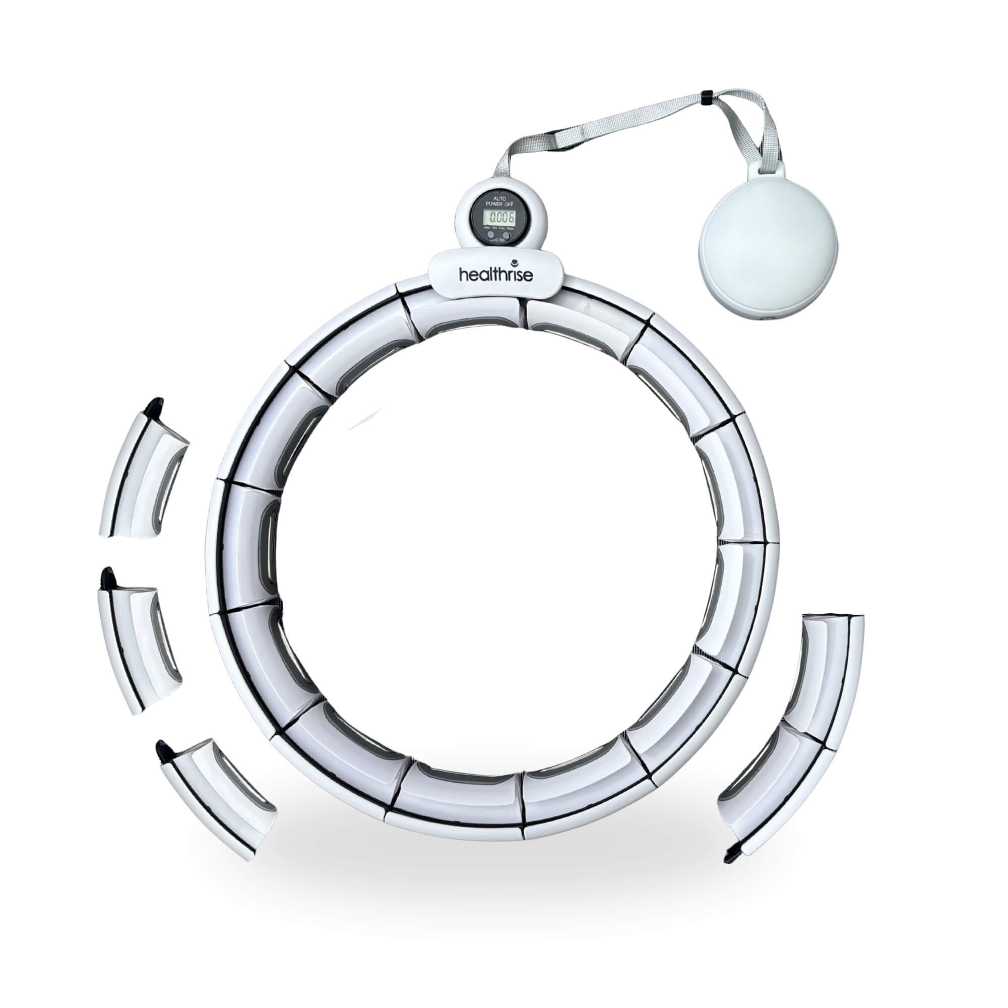 Health Rise Hula-Hoop-Reifen Health Rise Smart Hula Hoop 72 - 129 cm Zähler Bauchgurt