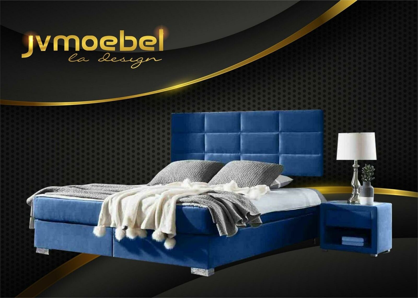 JVmoebel Boxspring 180 Doppel 160 Schlafzimmer Bett, Betten x 200cm 140 Luxus Bett
