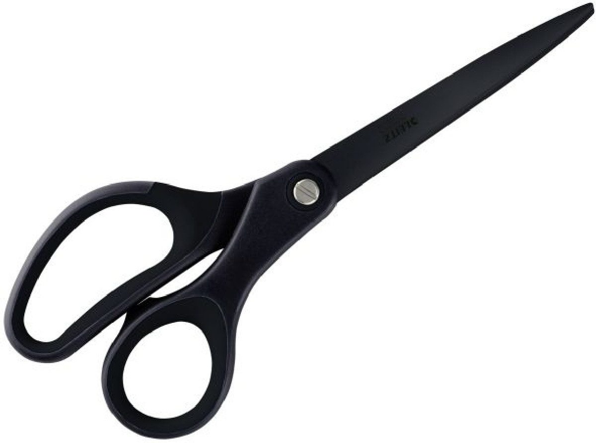 LEITZ Papierscheren Qualitätsschere Titan antihaftbeschichtet 205mm schwarz (5 Stück)