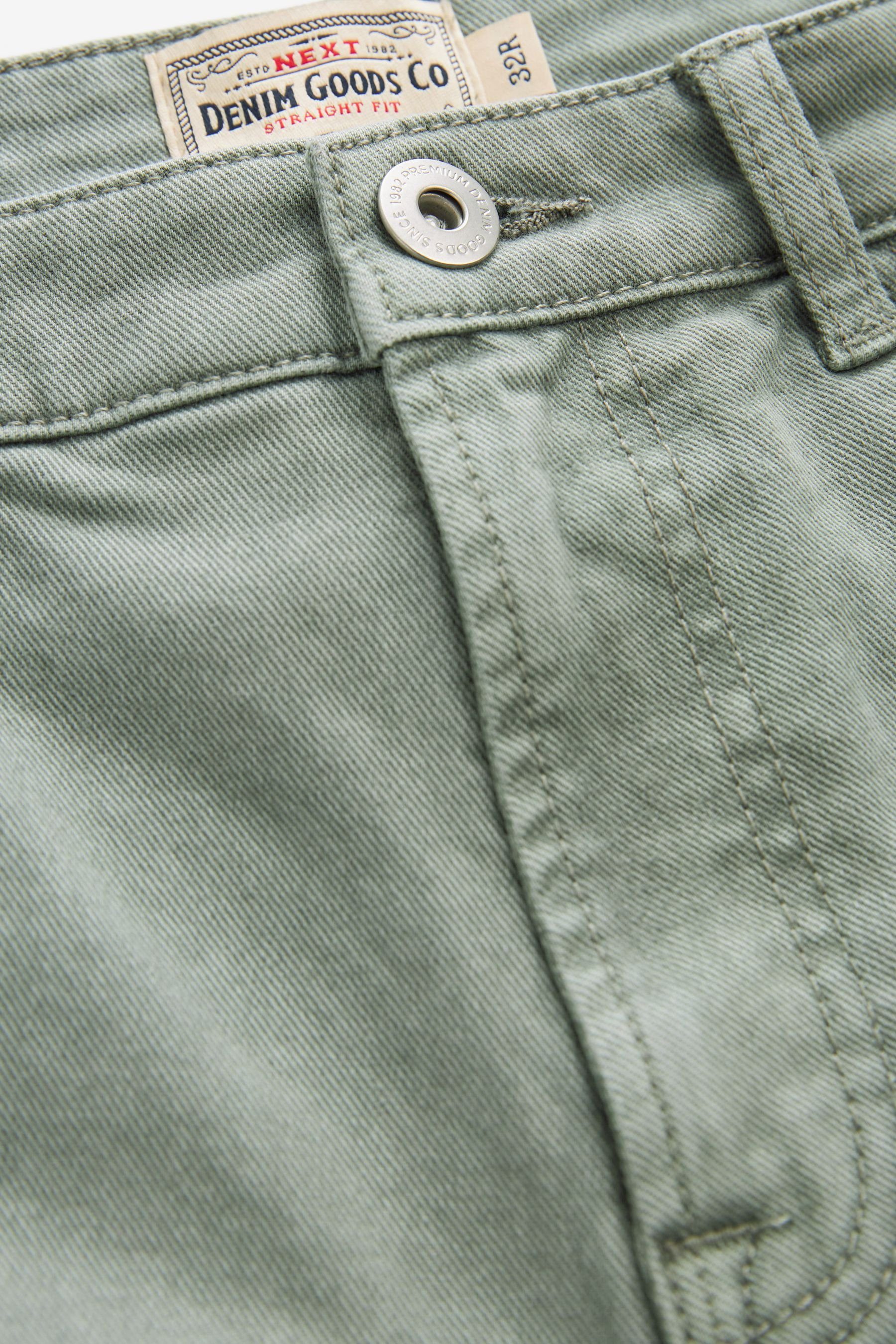 Sage Jeansshorts Stretchanteil Denim-Shorts (1-tlg) Green mit Next