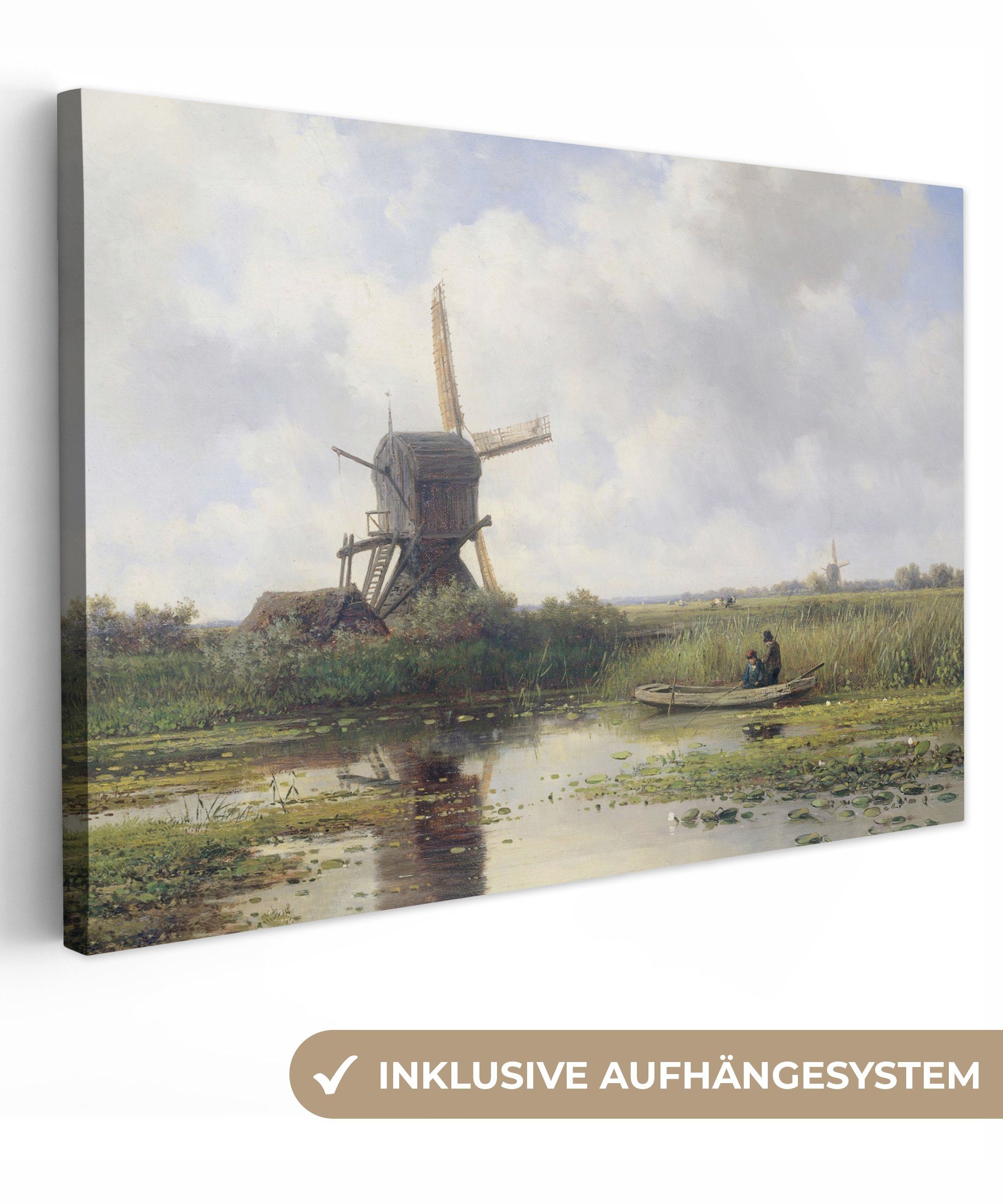OneMillionCanvasses® Leinwandbild Mühle - Willem Roelofs günstig online kaufen