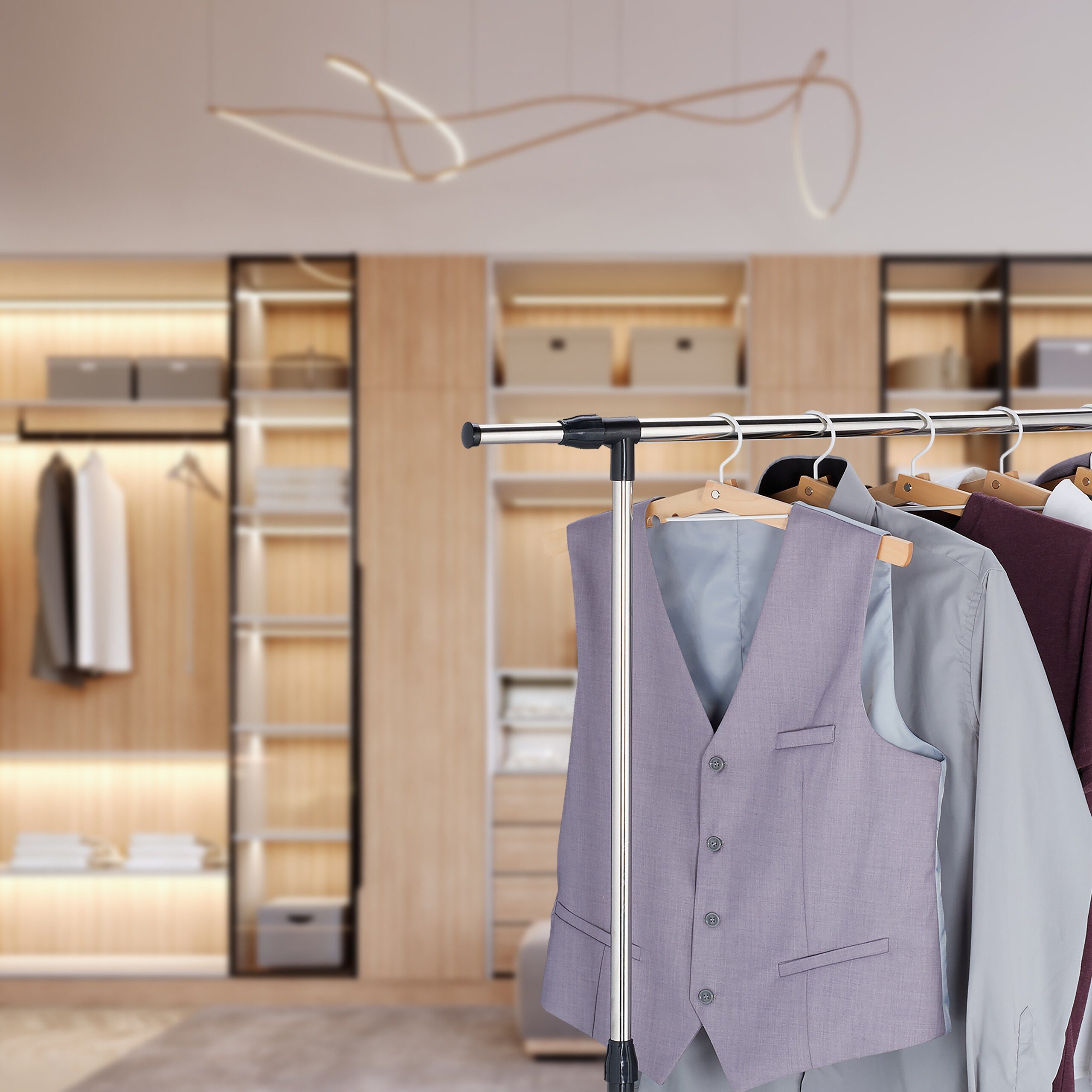 relaxdays Kleiderbügel Klappbare Kleiderbügel im 5er günstig online kaufen