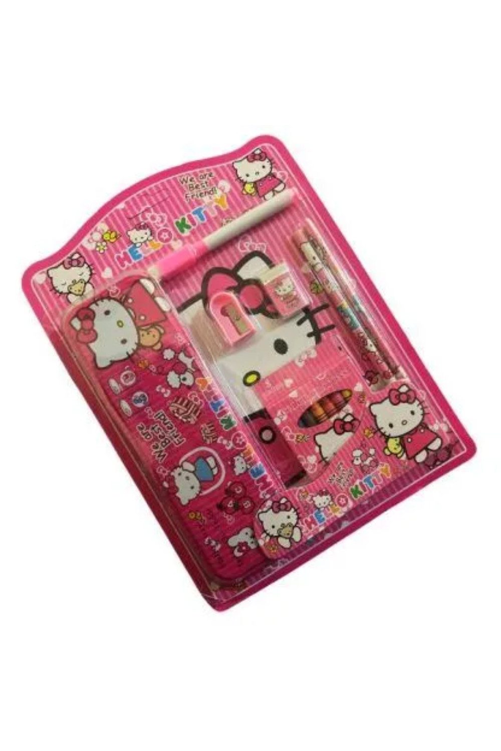 Schreibgeräteetui Hello Kitty Kinder-Schreibset, (Set, 6-tlg., Hello Kitty), Whiteboard-Stift