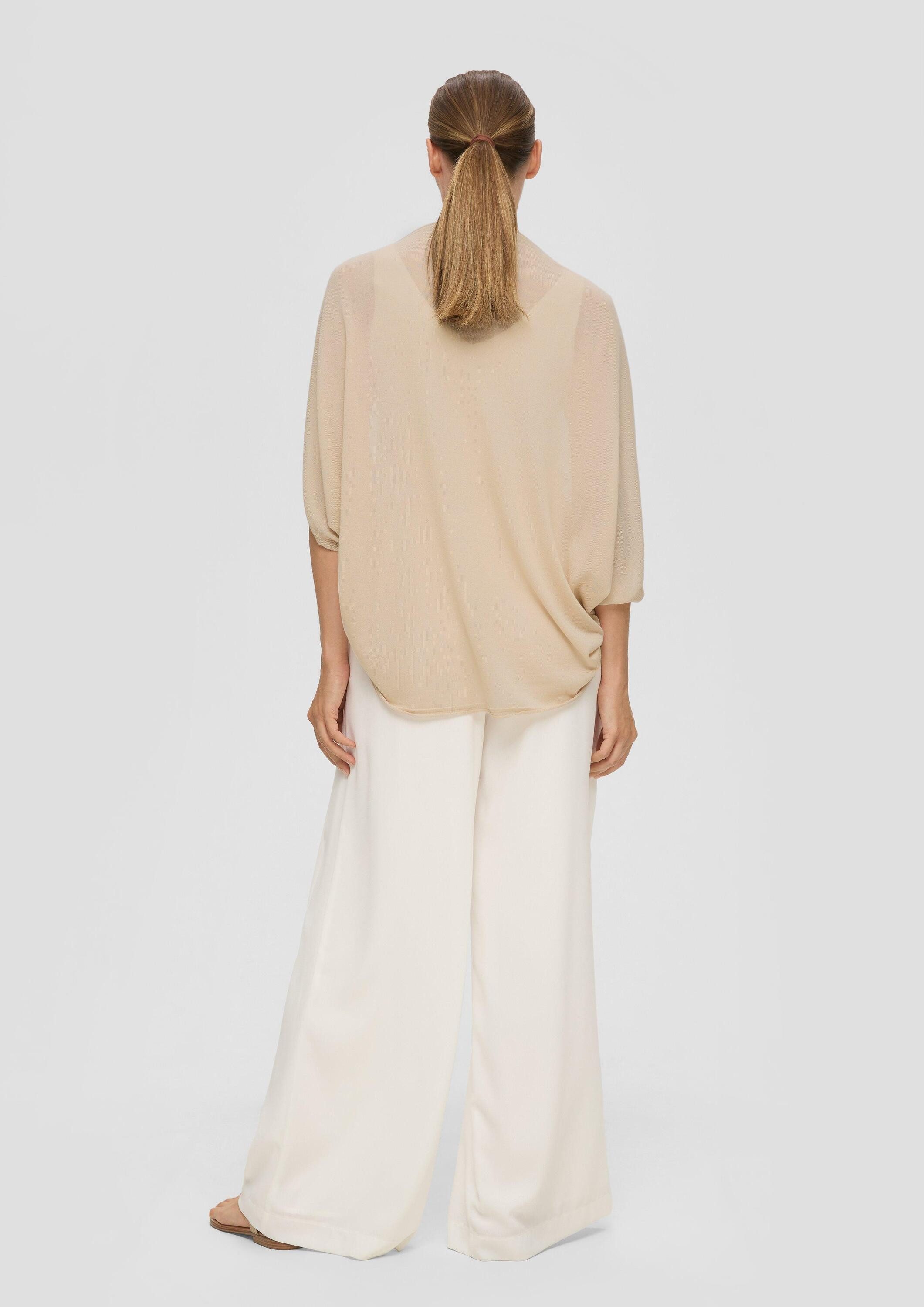 s.Oliver Poncho Tuch Weicher Strickponcho aus Lyocell günstig online kaufen