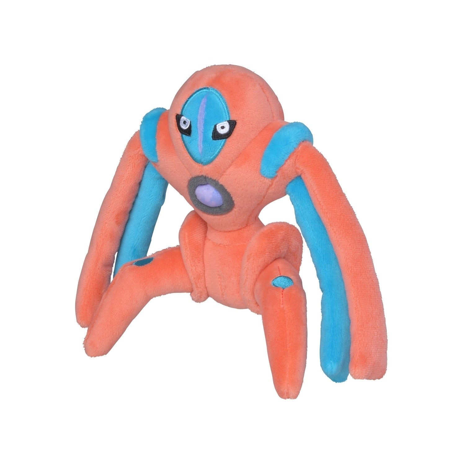 Pokémon Center Plüschfigur Pokemon Deoxys (Verteidigungsform) Kuscheltier - 18 cm Plüschtier Deox