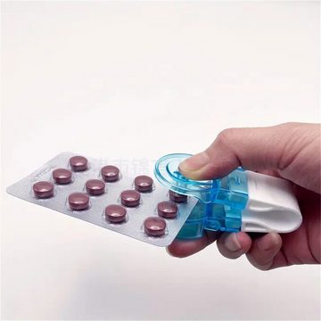 Fivejoy Pillendose 2 tragbare Medikamentenspender und Medikamentenaufbewahrungsboxen