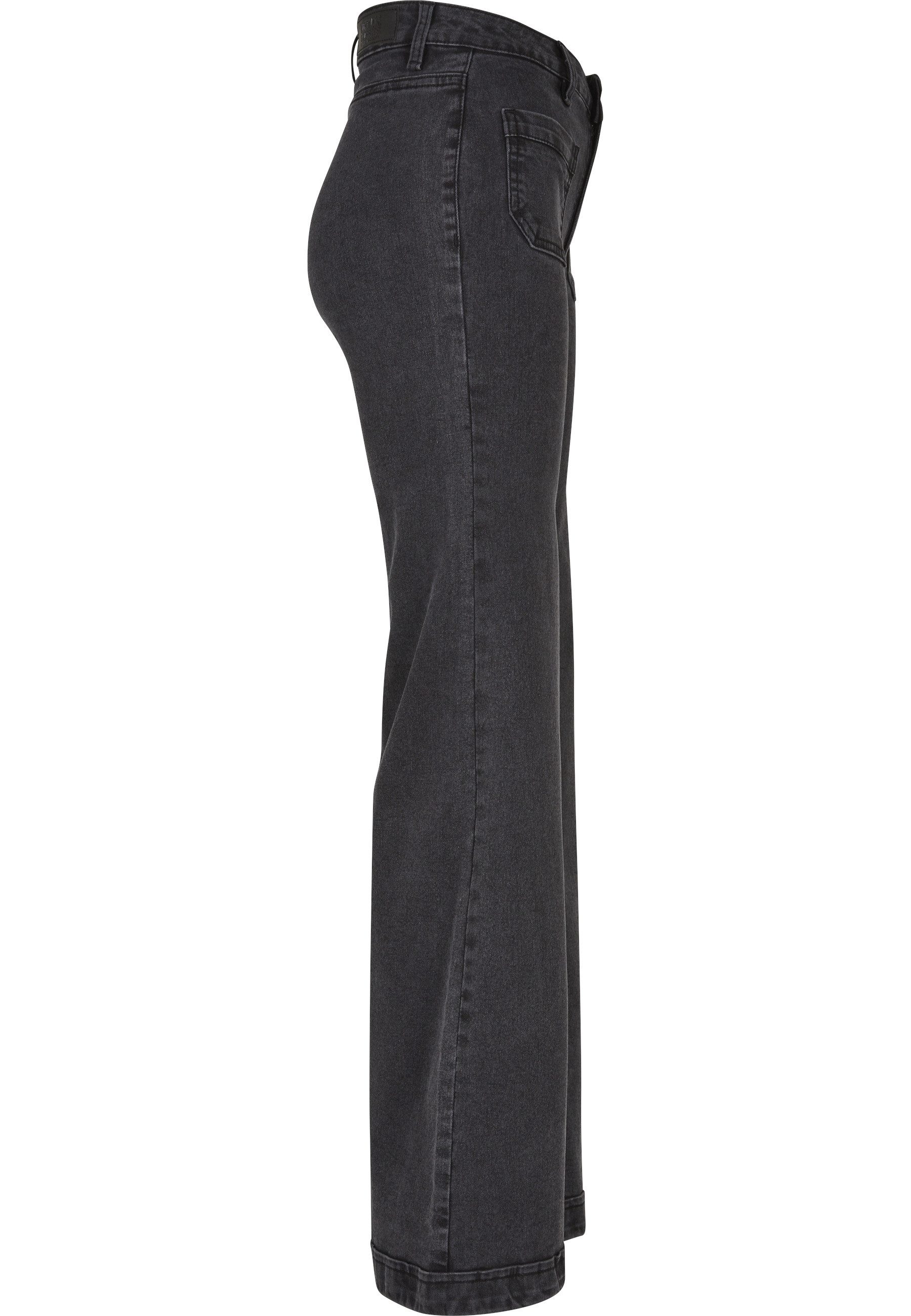 URBAN CLASSICS Straight-Jeans Urban Classics Damen Ladies Vintage Flared Denim Pants (1-tlg)