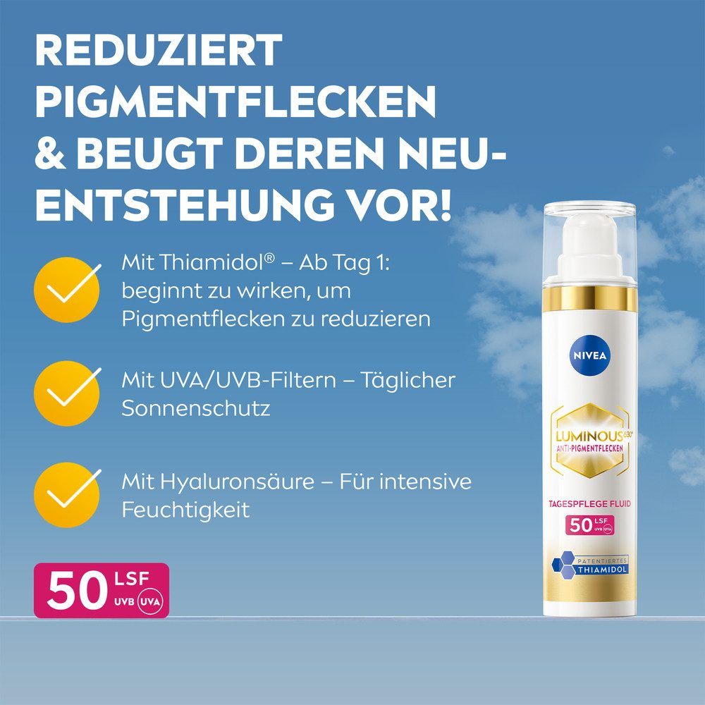 NIVEA LUMINOUS630® Anti-Pigmentflecken Tag, Nacht & Intensiv-Serum Gesichtspflegeset · 1 Stk – Bild 5 von 5