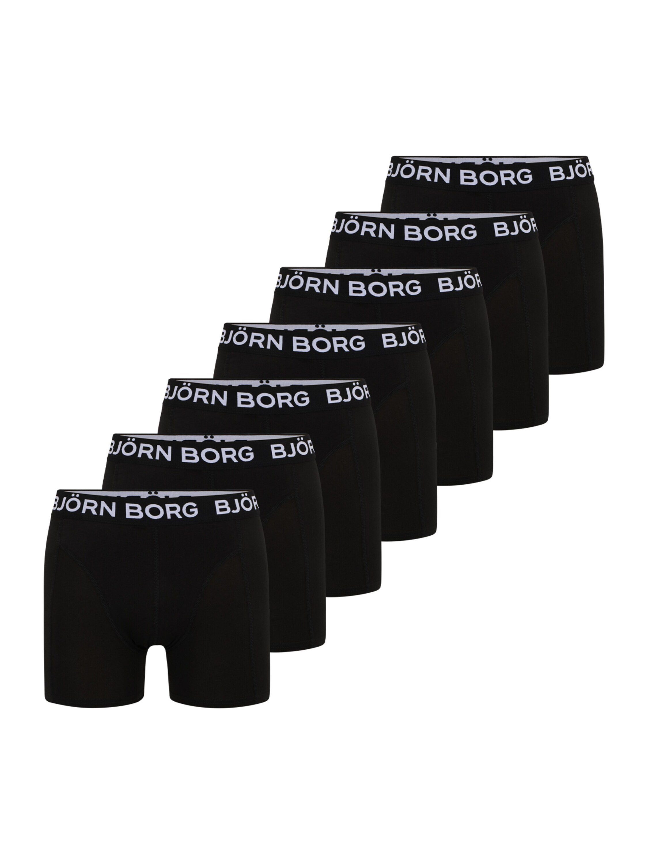 Björn Borg Boxershorts (7-St) Schwarz