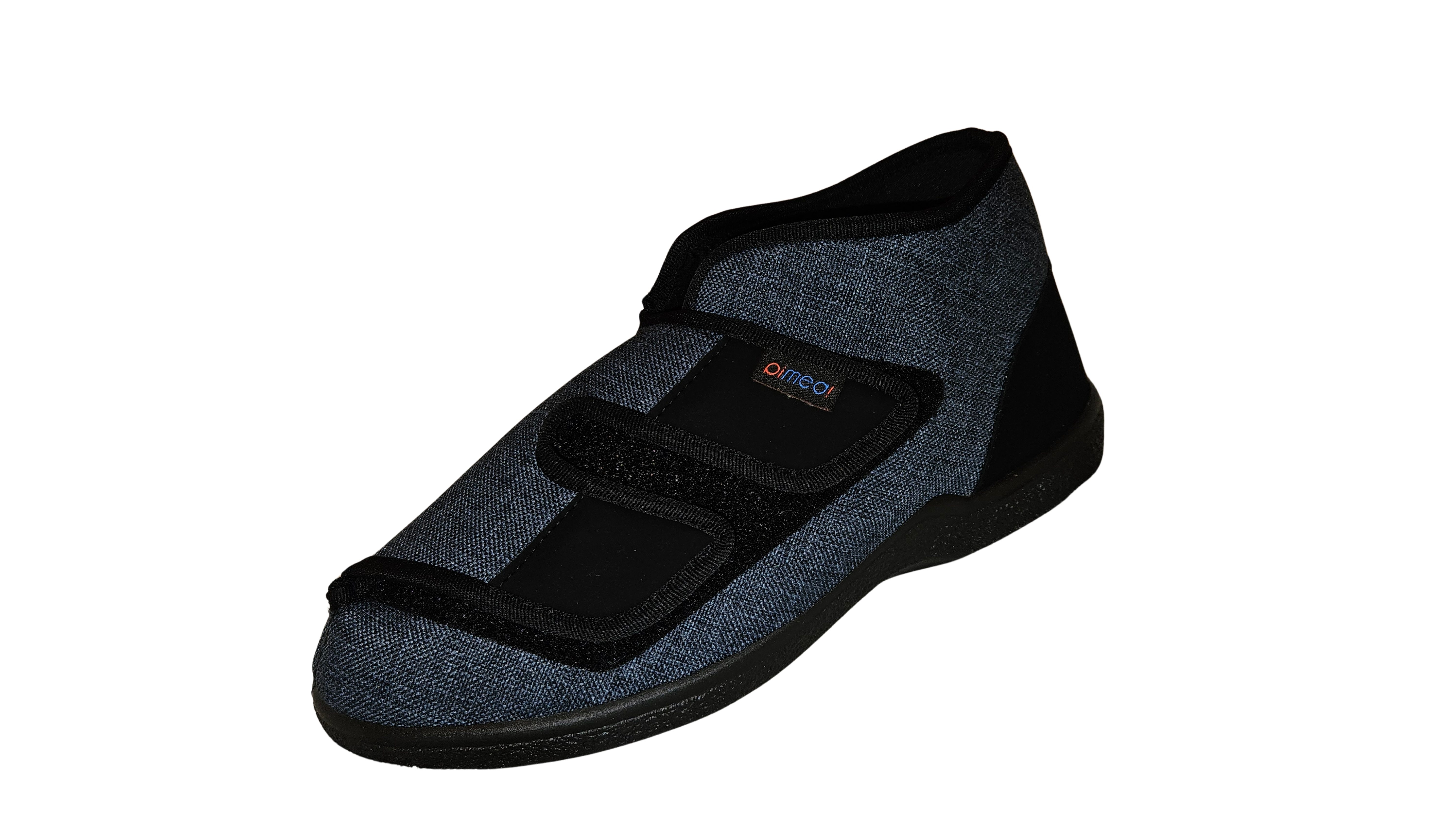 Pimed! Verbandschuh "Duo", blau, 37258, ideal auch für Diabetiker Hausschuh