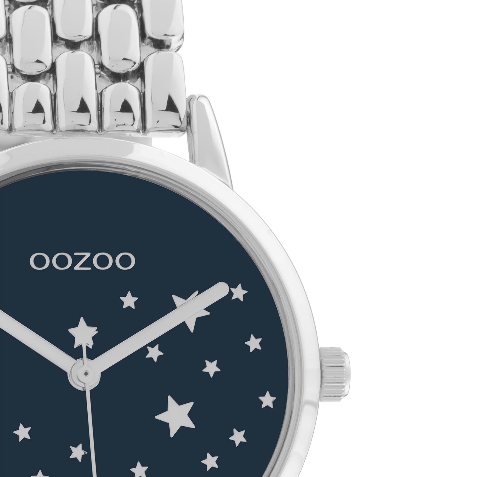 OOZOO Quarzuhr Oozoo Damen Armbanduhr Timepieces, (Analoguhr), Damenuhr rund, mittel (ca. 34mm) Edelstahlarmband, Elegant-Style