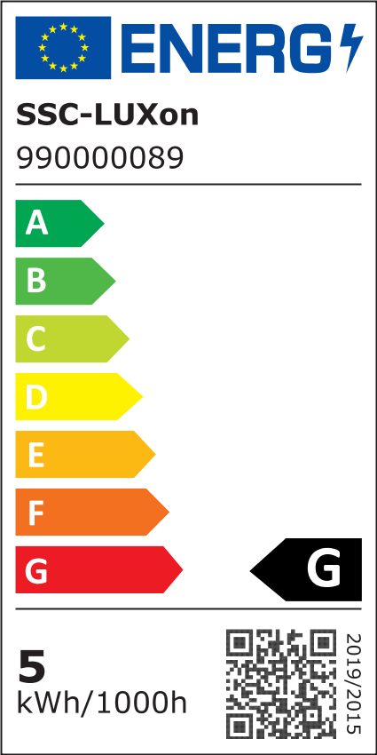 Energieeffizienzklasse: 