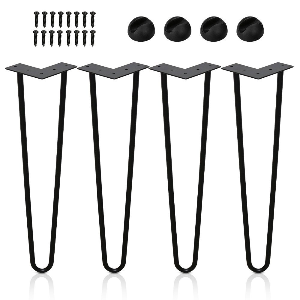 Clanmacy Tischbein 4x Tischbeine Hairpin Legs für Kommode - 15-72cm. Reduzierter Preis € 25,60. Unverbindliche Preisempfehlung € 58,99, (€ 6,40 pro 1 Stk)