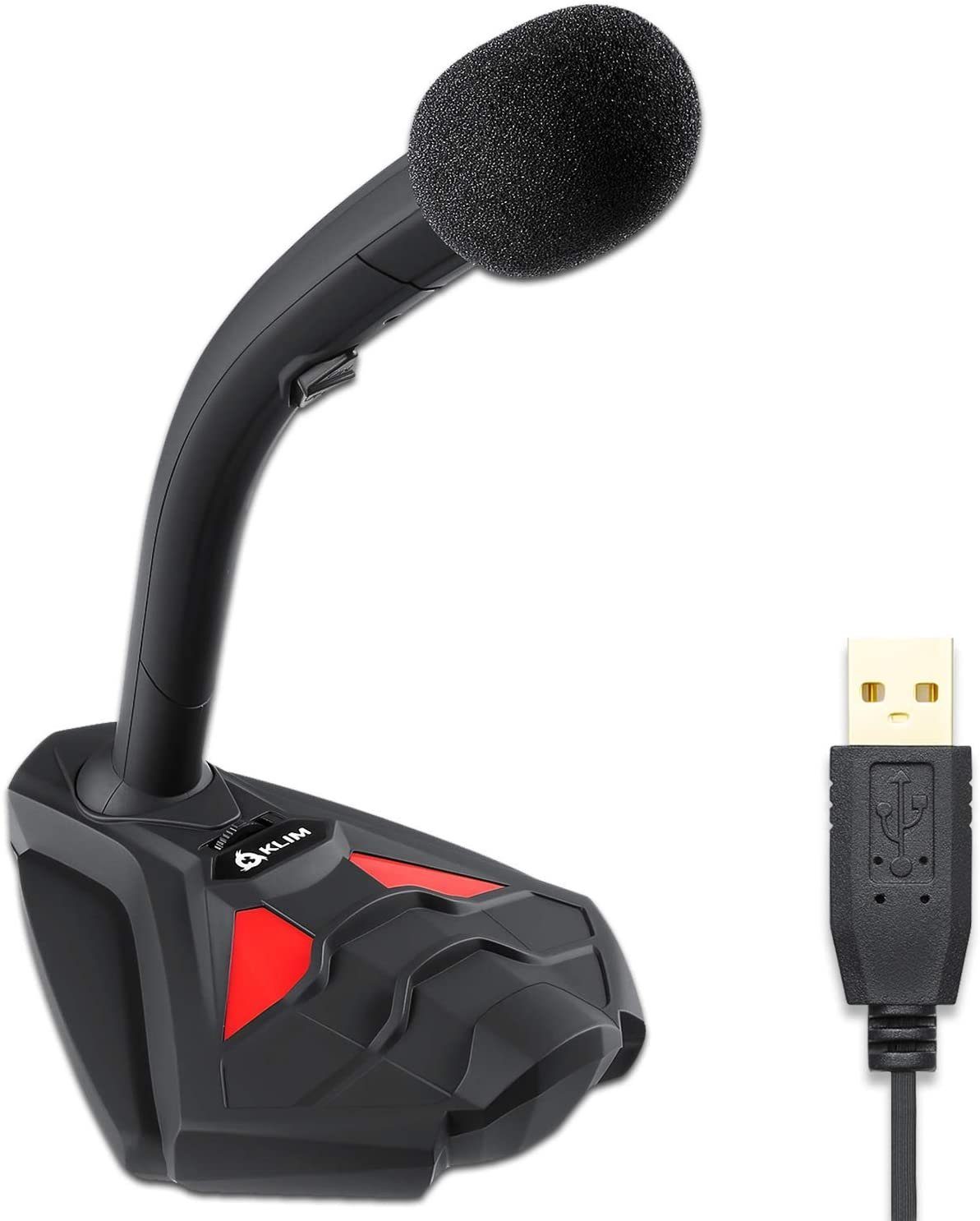 KLIM Streaming-Mikrofon »Voice V2« (Packung), KLIM Voice V2 USB Mikrofon PC  + Neu