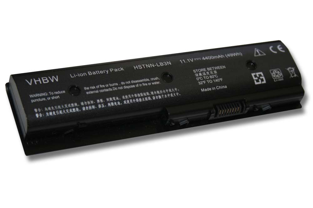 vhbw kompatibel mit HP / CompaQ Pavilion DV7T-7000 Laptop-Akku Li-Ion 4400 mAh (11,1 V)