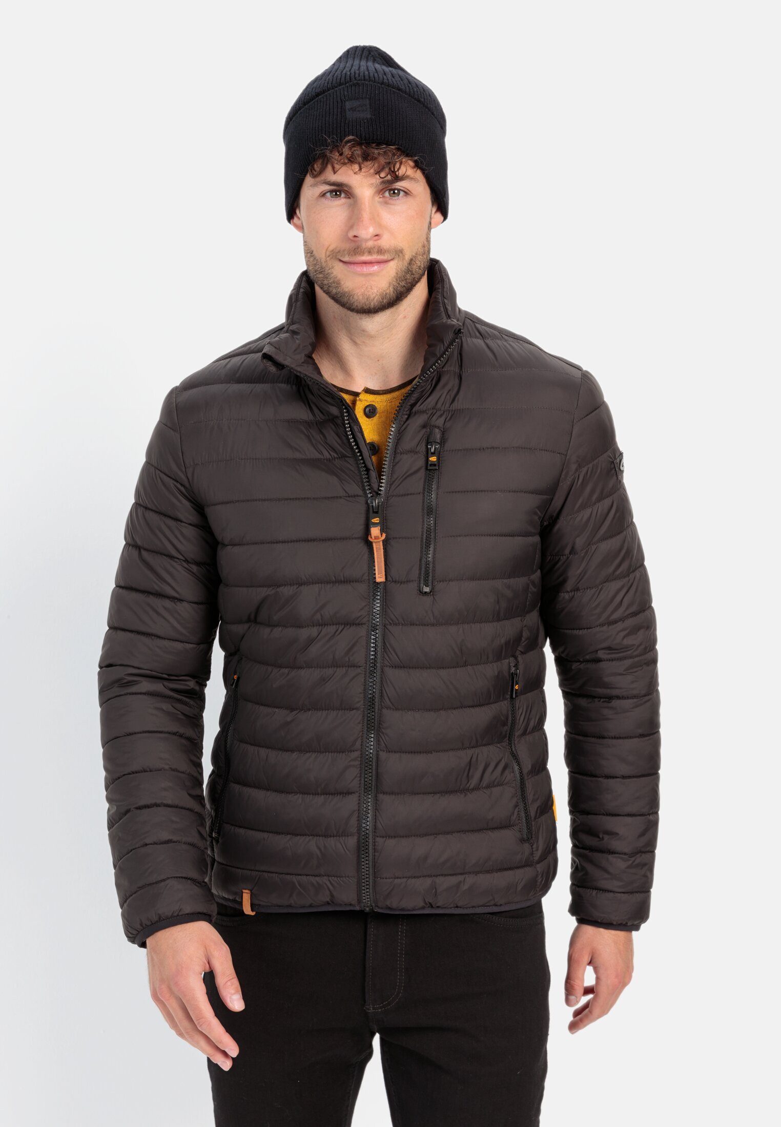 camel active Blouson ohne Daune aus recyceltem Polyester Markenlabel günstig online kaufen