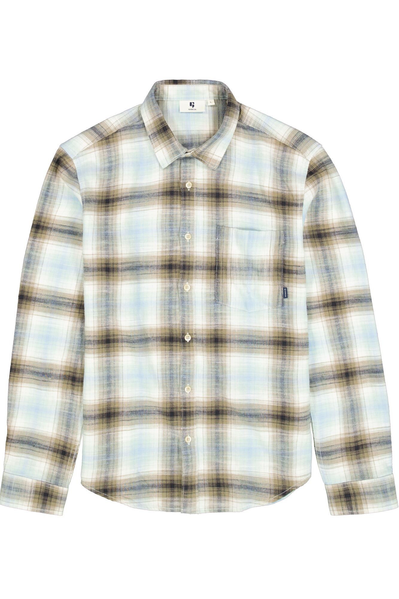 Garcia Langarmhemd Garcia Herren Hemd check (1-tlg)