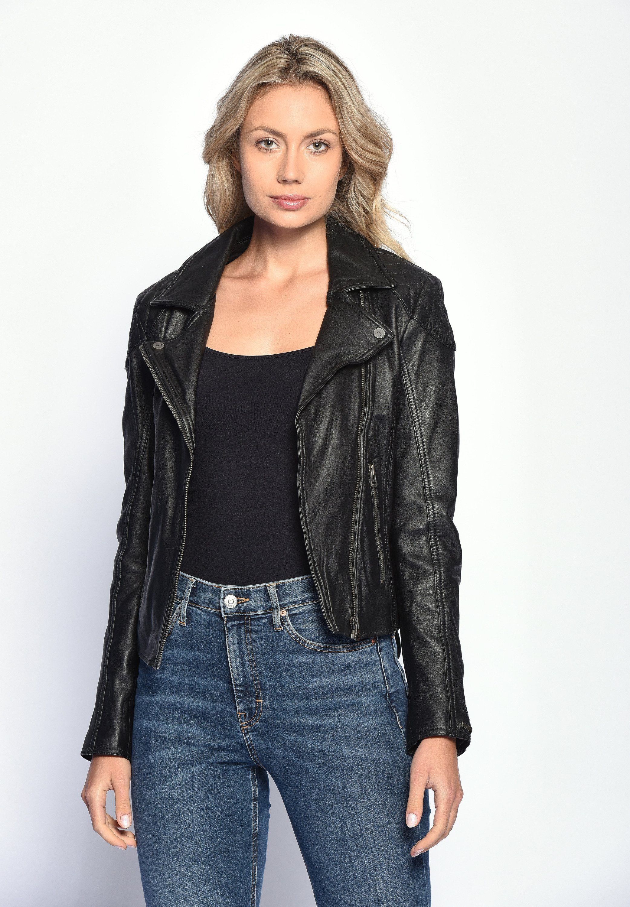 Maze Lederjacke Ibiza black | Übergangsjacken