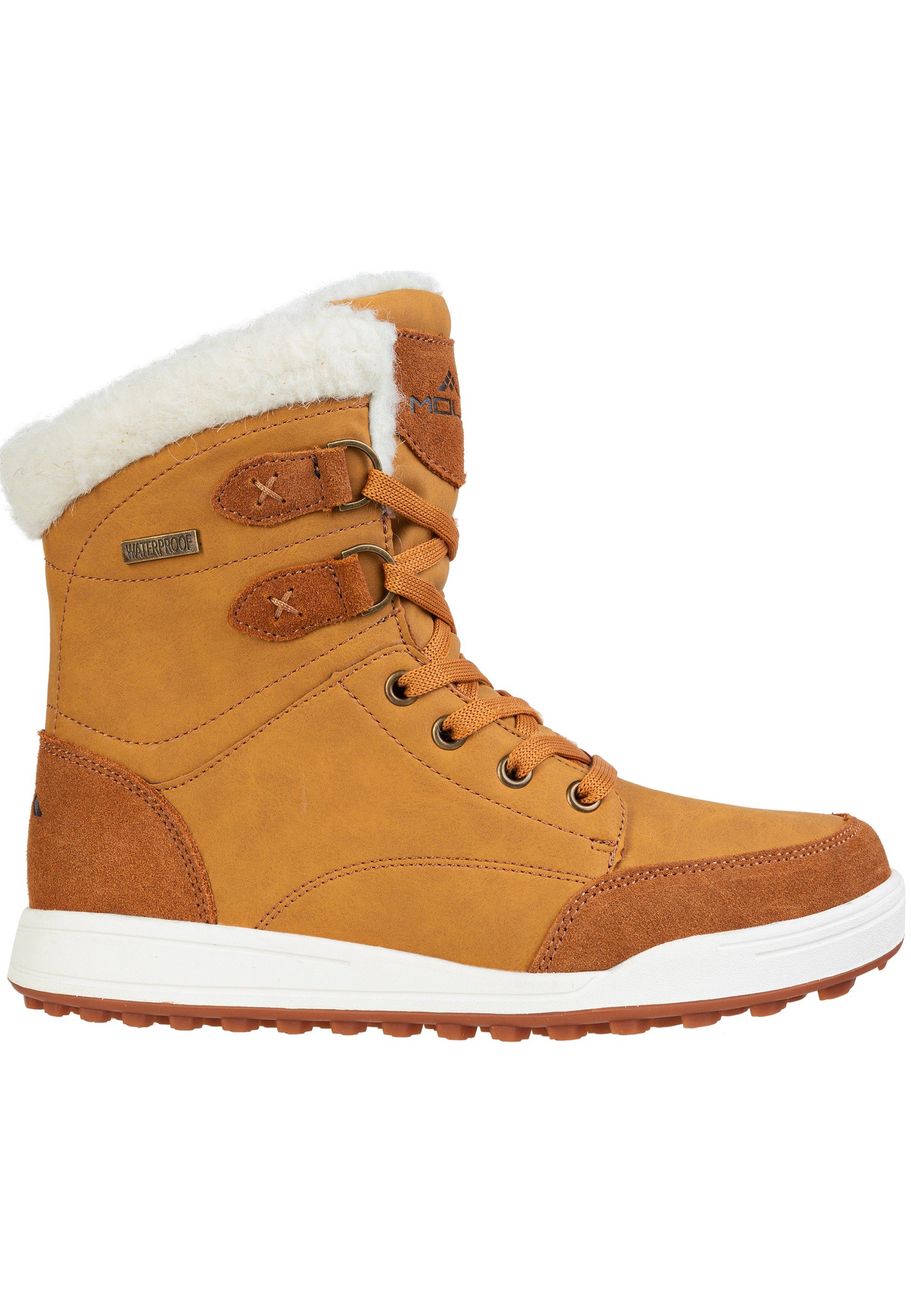 MOLS Hanfu Stiefel mit weichem Innenfutter aus Schafwolle