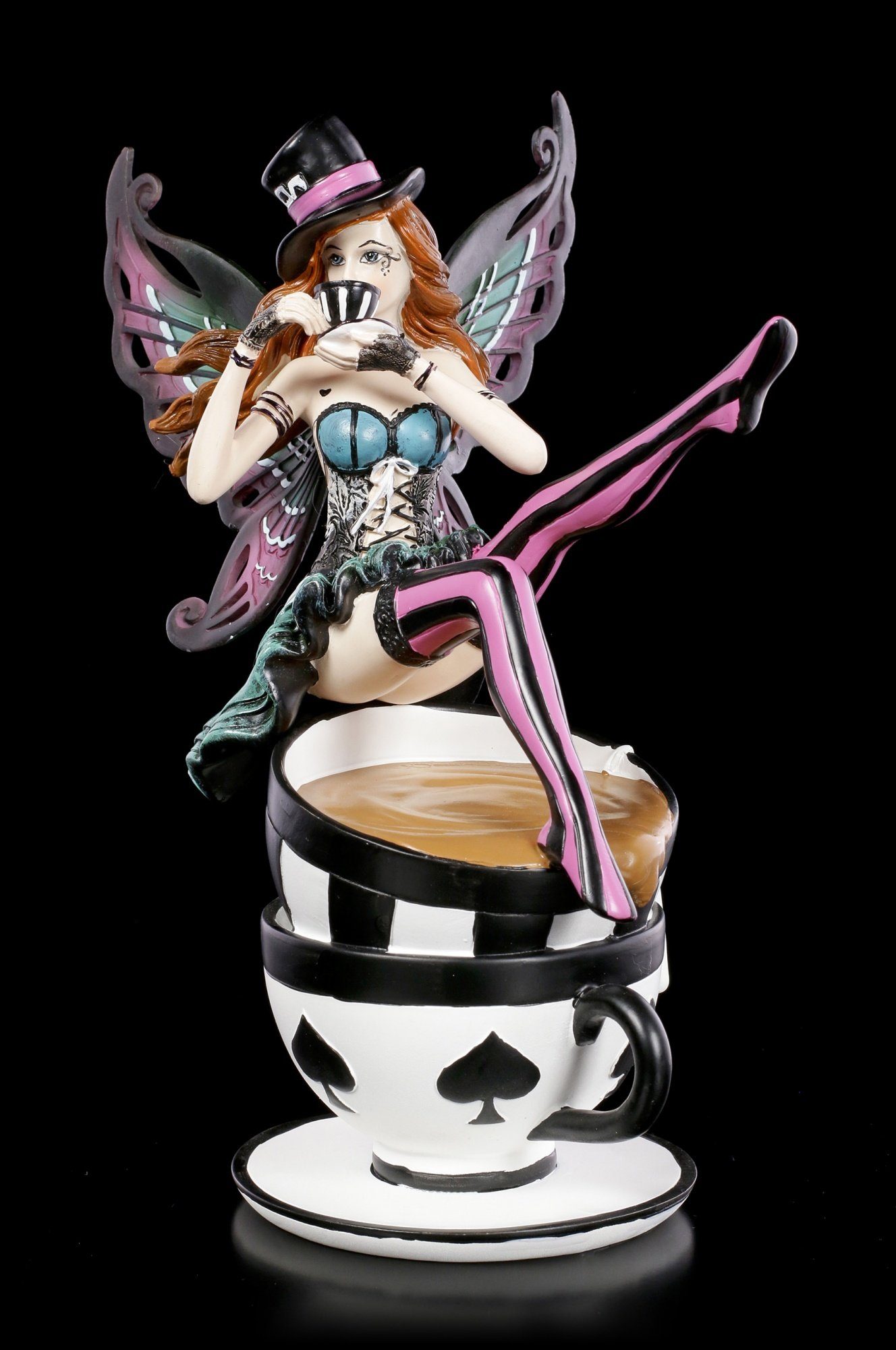 Figuren Shop GmbH Dekofigur Elfen Figur - Wonderland Fairy Hatter - Nemesis günstig online kaufen
