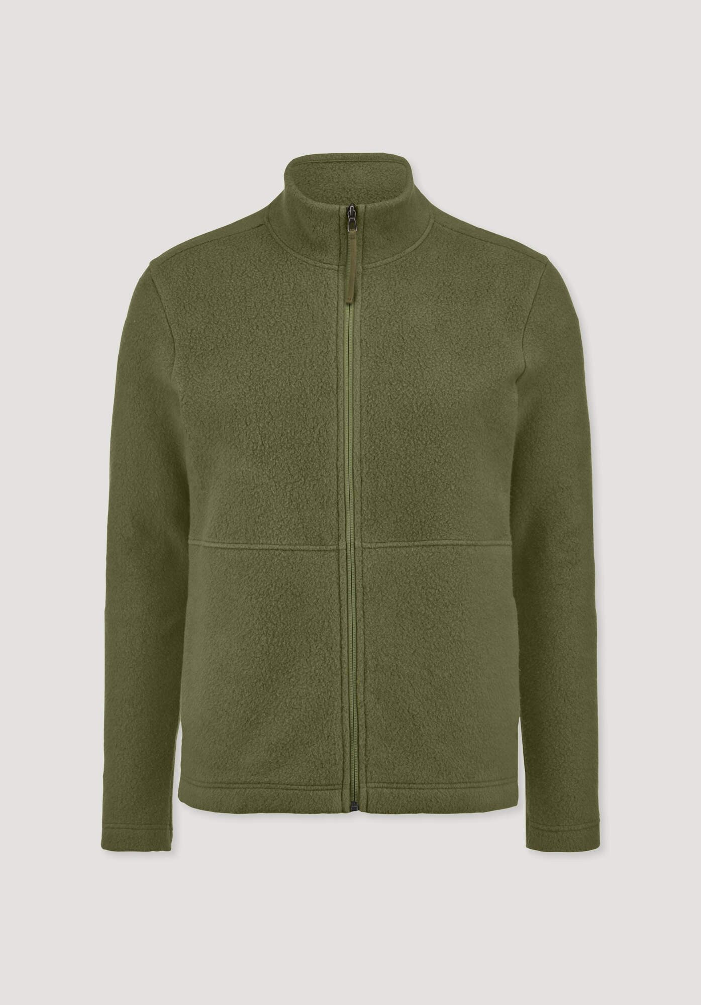 Hessnatur Fleecejacke aus reiner Bio-Baumwolle (1-St)