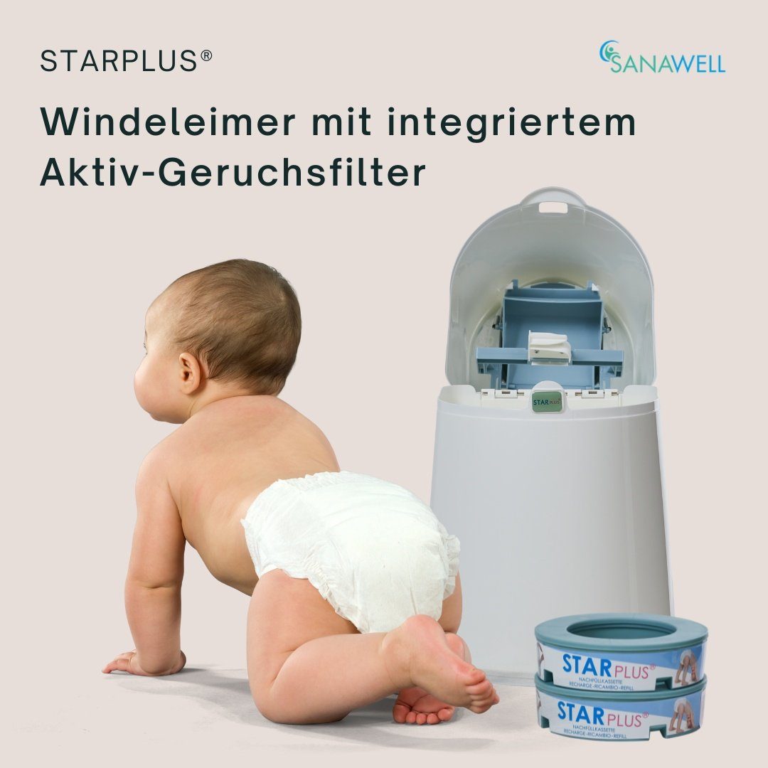 Windeleimer Windeleimer geruchsdicht und keimfrei – Nachbestell-Set (13-teilig)