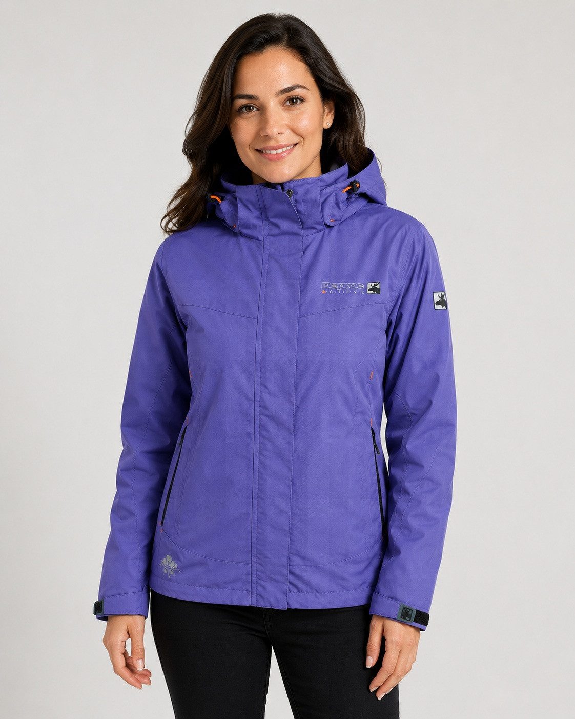 DEPROC Active Outdoorjacke CAMBRIDGE NEW CS WOMEN mit abnehmbarer Kapuze