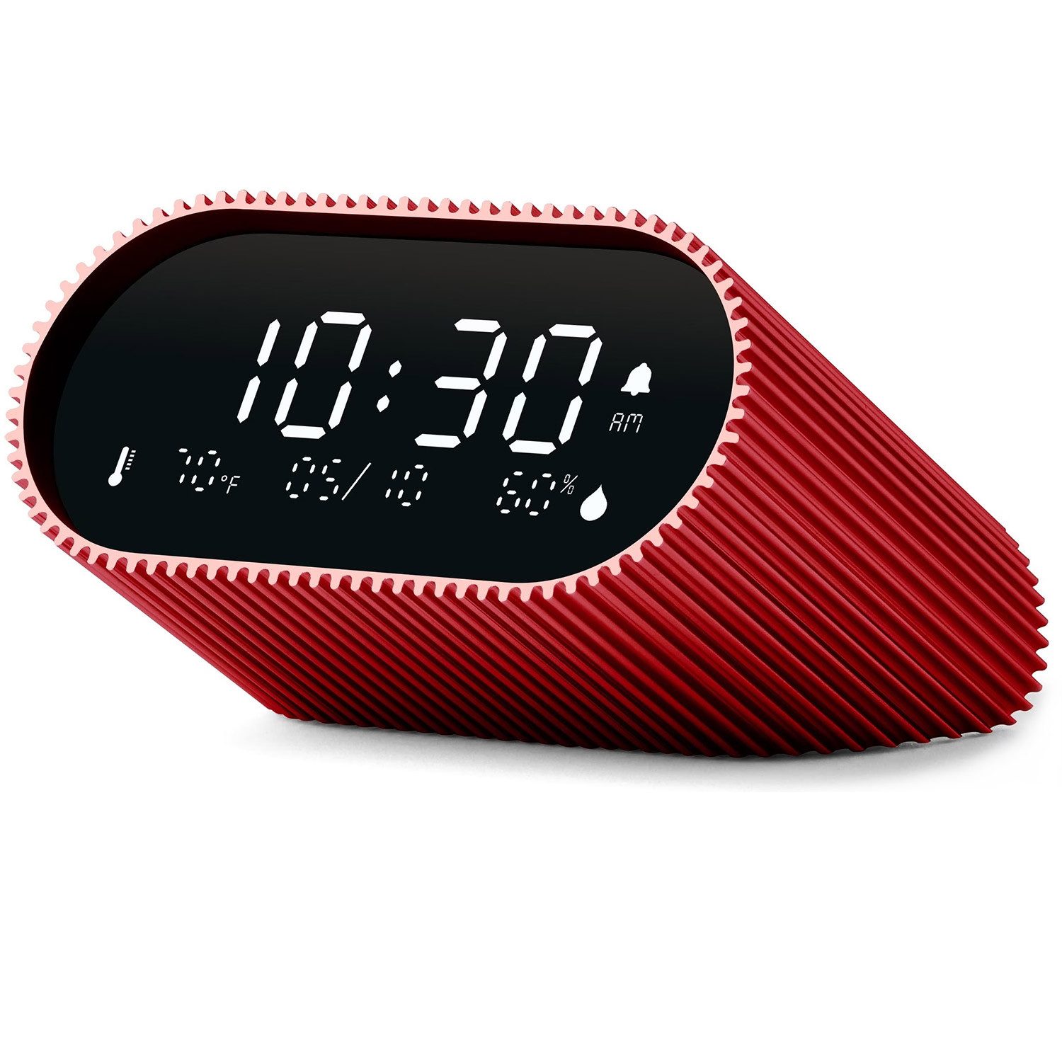 Lexon Quarzwecker Digitalwecker Ray Clock Rot günstig online kaufen