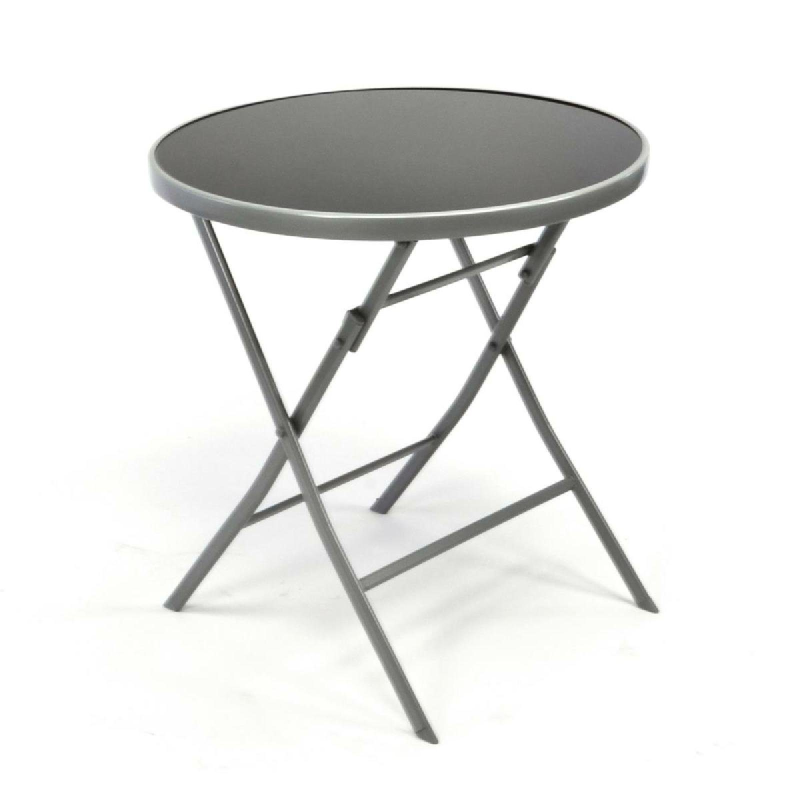 VCM Gartentisch Bistro Tisch mit Glasplatte, günstig online kaufen