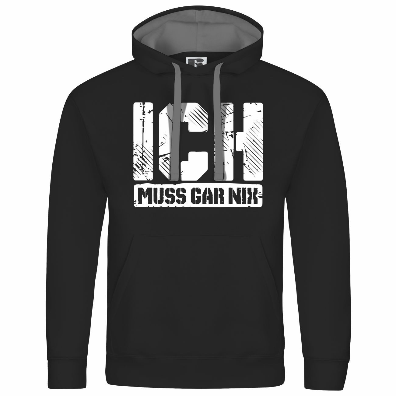 deinshirt Kapuzenpullover Herren Kapuzenpullover Ich muss günstig online kaufen