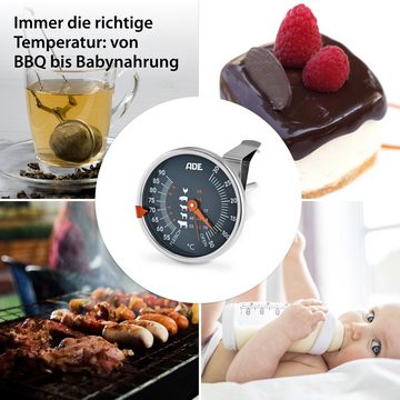 ADE Grillthermometer BBQ1801, Mechanisches Bratenthermometer mit analoger Anzeige bis 300°C