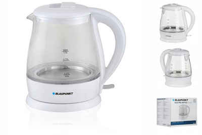 Blaupunkt Wasserkocher Blaupunkt Wasserkocher EKG301 Weiß Glas Aluminium 1630 W 1 L, 1630 W