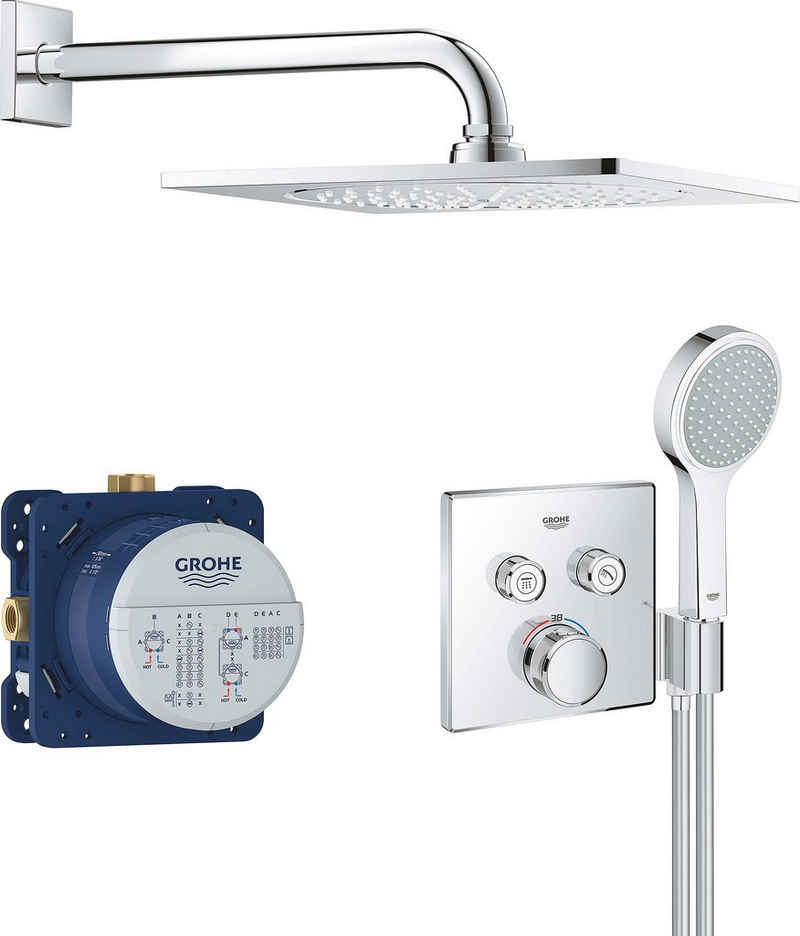 Grohe Duschsystem Grohtherm, 1 Strahlart(en), Packung, mit Wassersparfunktion