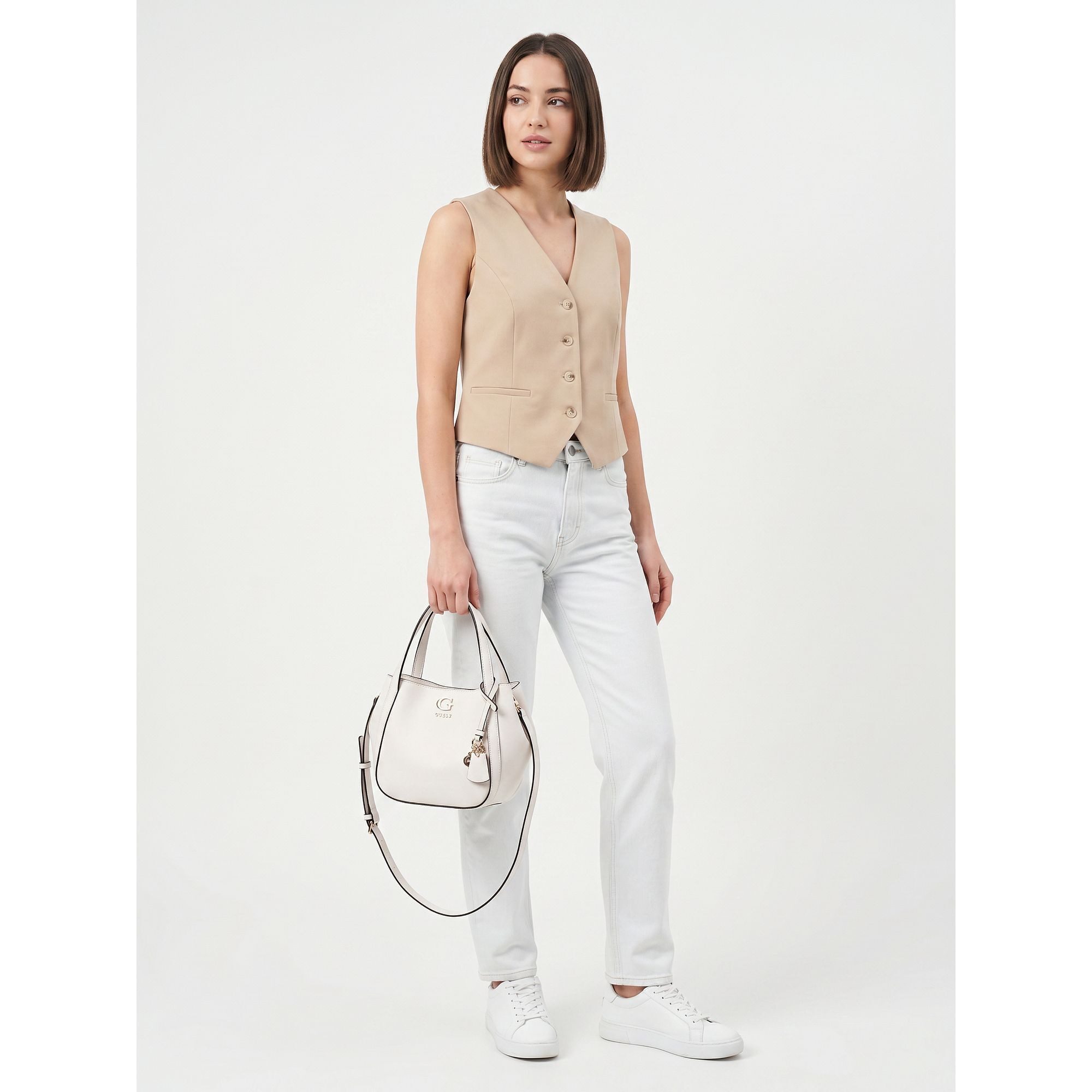 Guess Henkeltasche Coleen, Polyurethan