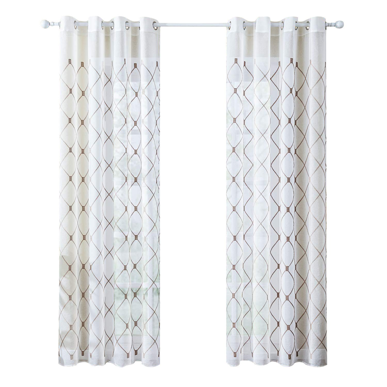 BYSURE Gardine, Ösen (2 St), transparent, günstig online kaufen