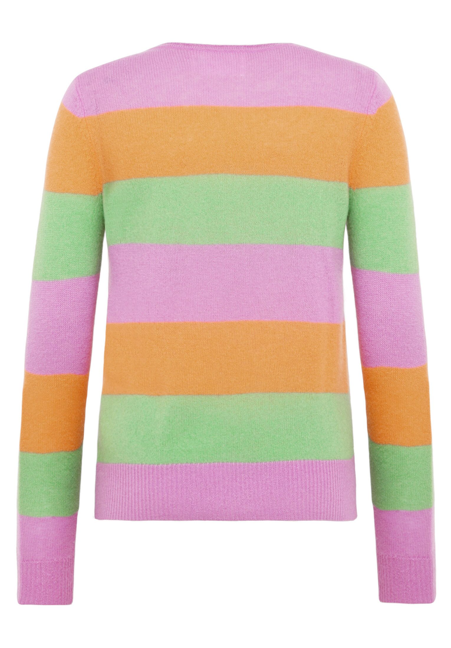 Cartoon Strickpullover Damen mit Rundhalsausschnitt (1-tlg)