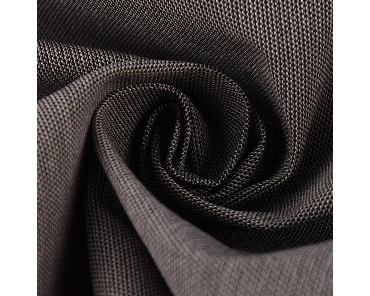 Thumbnail - SCHÖNER LEBEN. Stoff Markisenstoff Outdoor Toldo Struktur schwarz braun