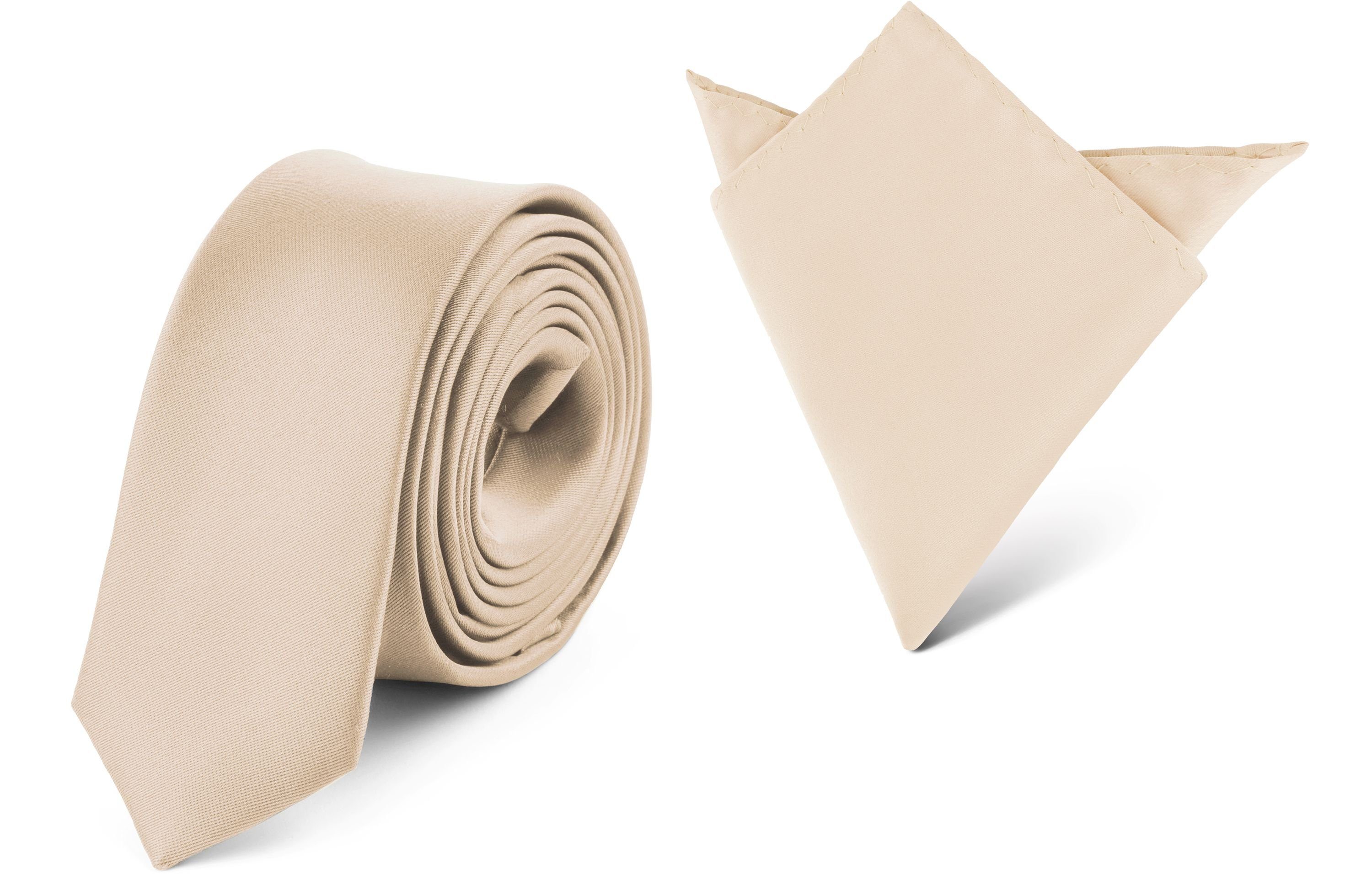 Ladeheid Krawatte Herren Schmale Krawatte & Einstecktuch Set SP/P (150cmx5c günstig online kaufen