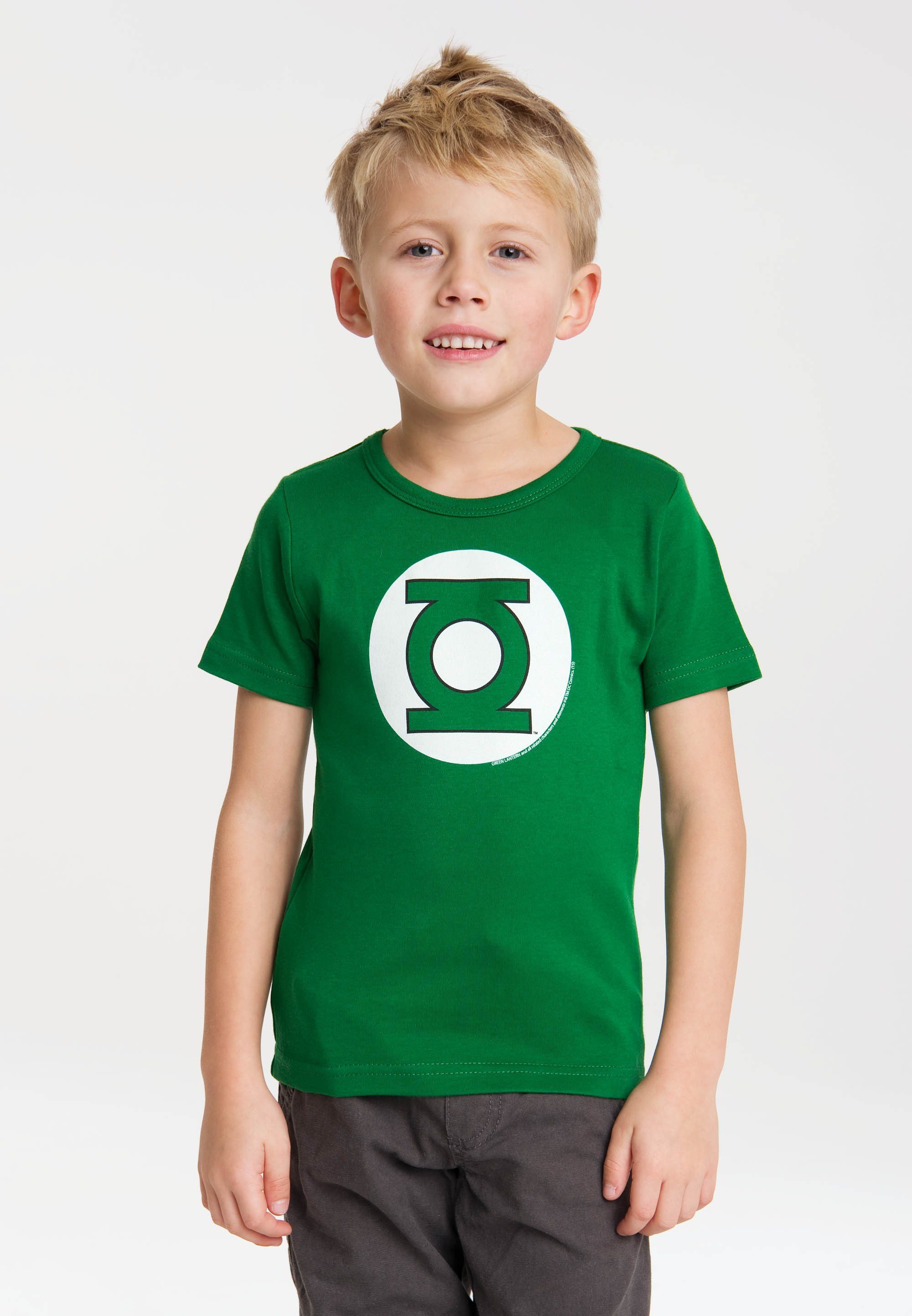 Lantern T-Shirt coolem mit LOGOSHIRT Frontprint Green