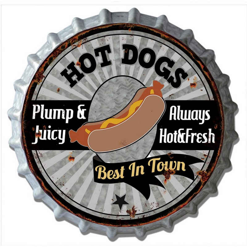 HTI-Line Metallschild »Blechschild Hot Dog«