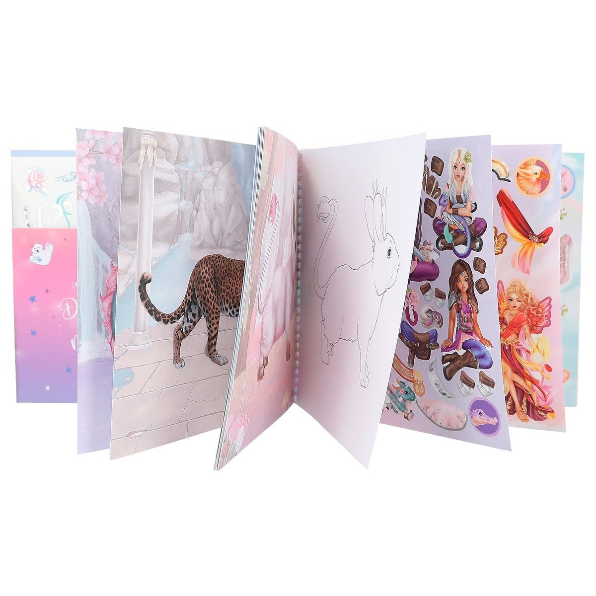 Depesche Stickerbuch DEPESCHE TOPModel Stickerbuch Create your Fantasy Friend Iceworld